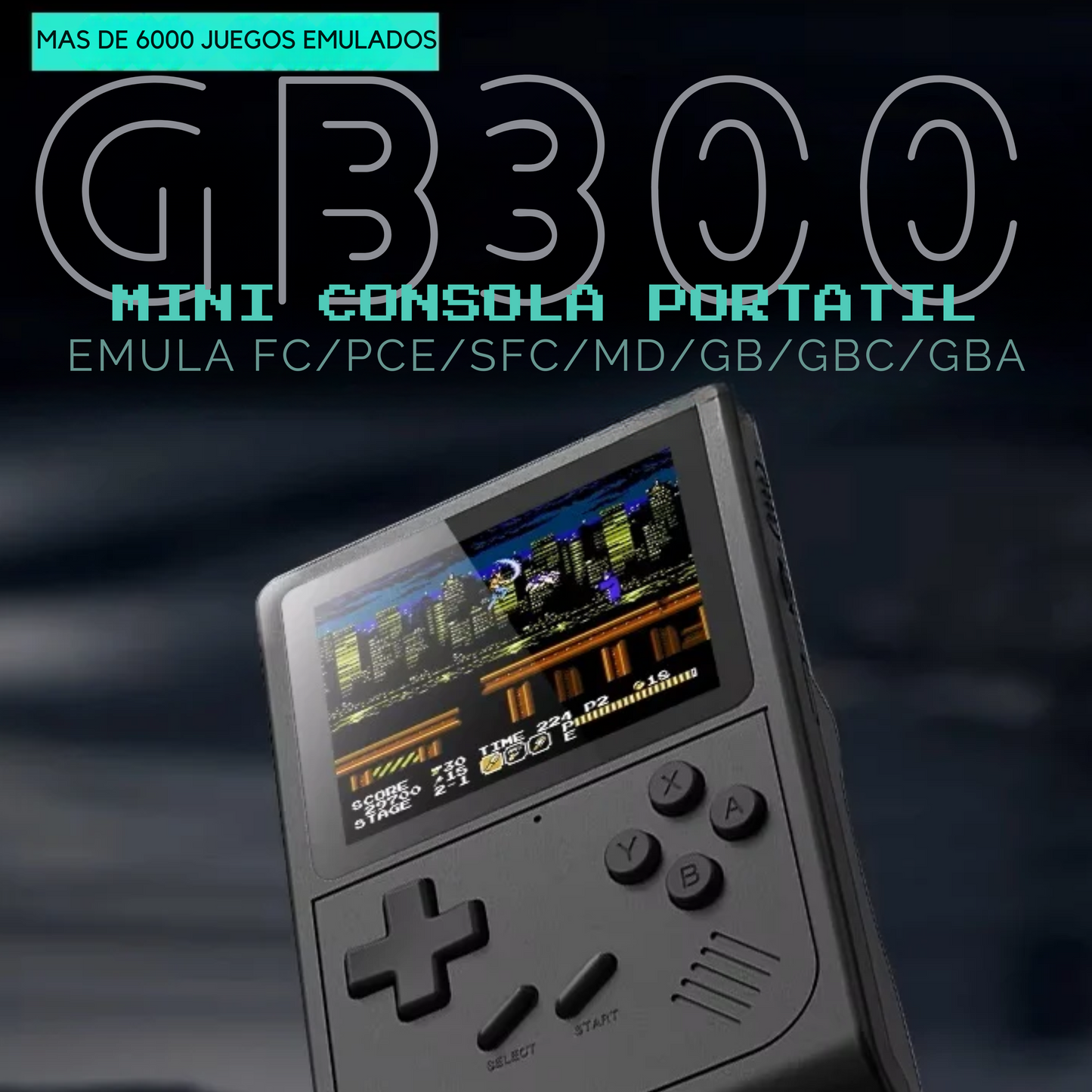 mini consola retro GB300